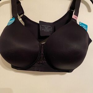 Vanity Fair Women's Elegant Black Padded Wireless Bra w/ 4 Way Stretch Size 40D